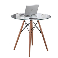 Prix d'usine ensemble de table basse en verre acrylique pieds ronds modernes en métal de luxe table centrale pour le salon