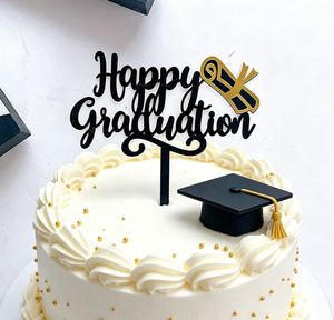 MOYI Sofort Lieferbar: 'Happy Graduation' Serie Acryl-Caketoppers für Abschlussfeiern, Personalisiertes Design Möglich - Product Image 2