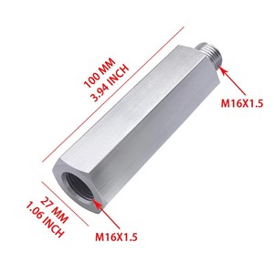 Connecteur <span class=keywords><strong>d</strong></span>'extension <span class=keywords><strong>d</strong></span>'embrayage standard OEM, entretoise hexagonale en aluminium, conversion <span class=keywords><strong>de</strong></span> filetage M16x1.5 / M22x1.5 pour <span class=keywords><strong>chambre</strong></span> <span class=keywords><strong>de</strong></span> frein à <span class=keywords><strong>air</strong></span> et <span class=keywords><strong>d</strong></span>'embrayage - Product Image 4