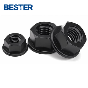 Din6923 M3 M4 M5 M6 đen trắng nhựa <span class=keywords><strong>Polyamide</strong></span> Nylon cách nhiệt mặt bích đầy đủ chèn khóa hạt cho bu lông vít - Product Image 2