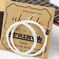 Cheap Price Nylon Material Instrument Accessories Parts Ukulele Strings Set for Beginner