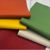 Cuir synthétique PU souple effet daim gaufré double face 0,7 mm pour vestes, sacs à main, chaussures, gants et revêtements