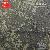 Tissu Oxford en nylon 500D enduit PU, résistant à l'eau, motif camouflage numérique Flora Pixel, pour housses de sacs à dos, bagages et équipements utilitaires d'extérieur