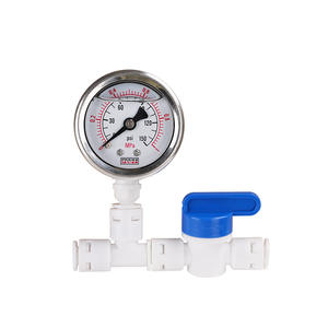 Manómetro de presión de agua YCOZ, analógico, 8,5x4,7 cm, para sistemas domésticos de ósmosis inversa - Product Image 1