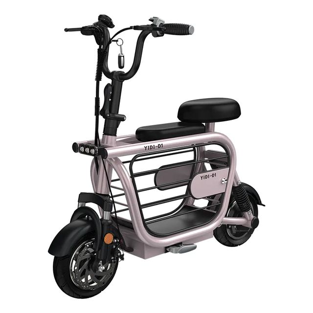 Hot Sell Foldable 36V 15AH Lithium Aluminum Alloy Frame Electric Bike 3 Seat Family Children Disc Brake 12-Speed Rear Hub Motor