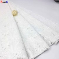 RXF0580 tissu à œillets en coton tissu brodé vêtements africains