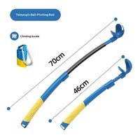 Lanceur de balle pour chien en TPR télescopique, jouet interactif pour lancer les balles sans salir les mains, idéal pour l'entraînement