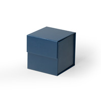 Emballage personnalisé pliable de luxe de haute qualité, matériaux recyclés, écologiques, boîte magnétique en forme de cube, boîtes cadeaux personnalisées, boîte rigide