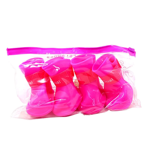 جديد وصول ماء أحذية حيوانات أليفة في الهواء الطلق لينة سيليكون المطر حذاء كلب - Product Image 2