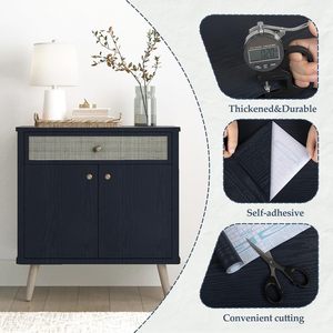 Özelleştirilebilir Ahşap Desenli PVC Duvar Mobilya Çıkartmaları - Su Geçirmez Nem Önleyici Kendinden Yapışkanlı Kalınlaştırılmış Dolap Daire - Product Image 3