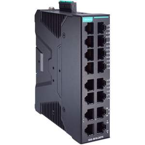 Commutateur géré Moxa SDS-3016-2GTX IEEE 802.3 24V 16 ports Gigabit Ethernet sur rail DIN pour entreprise industrielle - Product Image 1