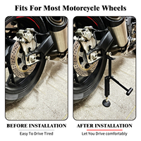 Béquille de levage pliable robuste pour moto Harley, support de roue universel à conception pliable stable