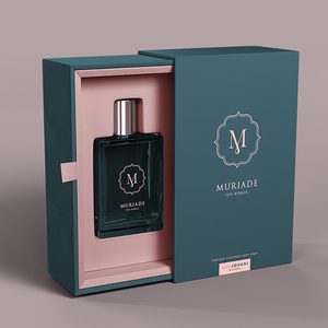 Tùy Chỉnh In Logo Sang Trọng Cứng Nhắc Tông Mỹ Phẩm Nước Hoa Bao Bì Ngăn Kéo Giấy Hộp Quà Tặng Với Chèn - Product Image 2