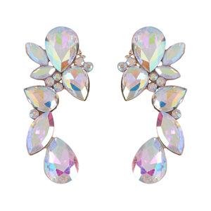 Feine Ohr stecker Günstige Verkauf Bunte Funky Einfaches Design Truthahn Feder Ohrring Mit Strass Ohrring Für Frauen Mädchen Geschenk - Product Image 6