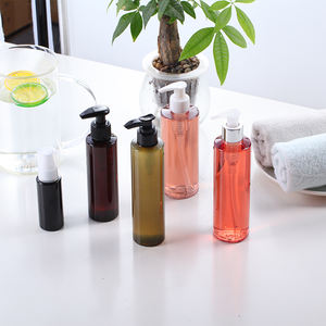 Flacon vide transparent en plastique sérigraphié avec pompe pulvérisatrice pour gel douche et shampoing – 250 ml, 500 ml, 8 oz, 16 oz - Product Image 6