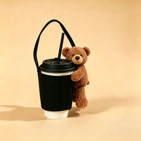 Porte-boissons en peluche - Articles Kawaii Décoration de chambre Poupée
