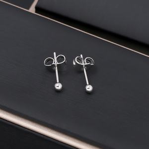 JXX Wholesale Stylish <b>Silver</b>-Plated <b>Stud</b> Earrings for Women Trendy Fashion Jewelry for Parties Made of High Quality Brass - Product Image 5