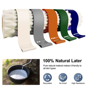 Conjunto de 5 Faixas de Resistência em Látex para Yoga, Fitness, Treinamento de <span class=keywords><strong>For</strong></span>ça, Reabilitação de Glúteos e Pernas, Exercícios de Alongamento para o Corpo Inteiro, Personalizável - Product Image 2
