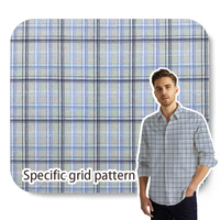 Fournisseur de tissu 60% polyester 40% fil de coton teint tissu de polyester à carreaux pour jupes chemise tissu d'uniforme scolaire