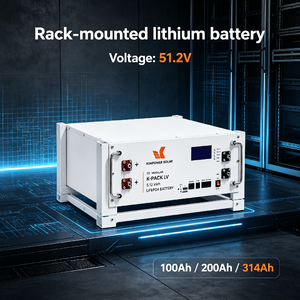 แบตเตอรี่แบบติดตั้งบนชั้นวาง 51.2V 100Ah 5.12kWh สำหรับเซิร์ฟเวอร์ในบ้าน - Product Image 3