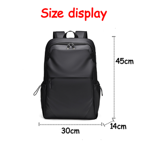 Thời Trang Mới Không Thấm Nước Người Đàn Ông Của Máy Tính Ba Lô Công Suất Lớn Chịu Mài Mòn Sinh Viên Schoolbags Đơn Giản Thanh Thiếu Niên Kinh Doanh Máy Tính Xách Tay Túi - Product Image 4