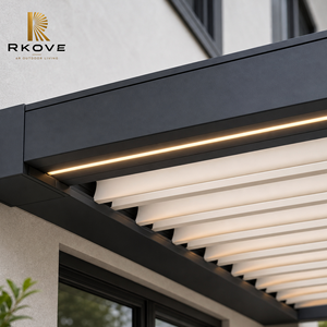 Pérgola Motorizada Inteligente de Aluminio RKOVE, Moderna, para Patio, Jardín, Terraza - Product Image 2
