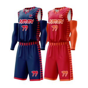 Hersteller Custom Basketball Uniform Polyester Sommer Sportswear Sets mit gedrucktem Logo Direkter Großhandel Verkauf für den Trainings gebrauch - Product Image 1