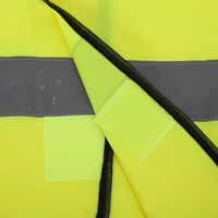 Gilet de sécurité réfléchissant haute visibilité ANTMAX avec poche transparente pour carte d'identité, pour les travailleurs routiers et sanitaires