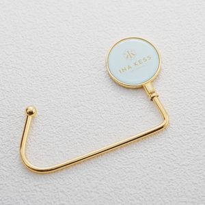 Tùy chỉnh Epoxy Logo Túi xách chủ cho bảng mạ màu vàng bạc đen túi móc áo móc - Product Image 3