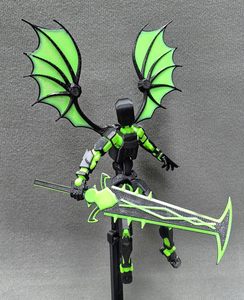 Dark Death personalizado T13 montaje <span class=keywords><strong>de</strong></span> acción móvil juguete <span class=keywords><strong>de</strong></span> PVC impreso en 3D para coleccionar condición nuevo hecho a medida - Product Image 4