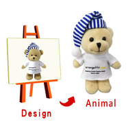 Accessoires de vie quotidienne personnalisés de haute qualité Mini jouets en peluche animal en peluche porte-clés jouet