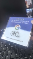 Support de Comptoir en Acrylique NFC Tap to Review Card 13.56MHz pour Restaurants, Drive-Thrus, Hôtels, Vente en Gros Direct Usine