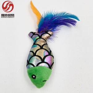 Pesce Pet Chew peluche Trending gatto pesce masticare giocattolo interattivo con Texture pelosa lavabile durevole perfetto per il gioco degli animali domestici a casa - Product Image 6