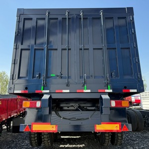 <span class=keywords><strong>Remorque</strong></span> benne basculante latérale à prix d'usine, 3, 4 ou 5 essieux, 12 roues, pour transport de machines lourdes - Product Image 2