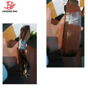 Cowhide के असली लेदर पूर्ण-अनाज सब्जी Tanned नरम और सुरुचिपूर्ण हाथ-महसूस अटैची टिकाऊ कपास अस्तर कार्यालय बैग - Product Image 4