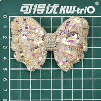 Breloques à paillettes en forme de nœud pour chaussures, clips décoratifs en strass et cristal pour enfants, filles, femmes, chaussures habillées, chaussures de princesse, ballerines et bottes