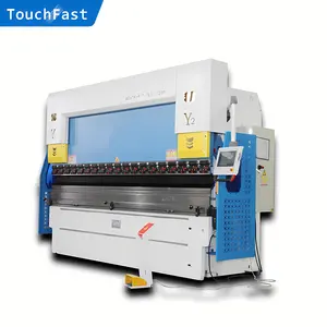 Touchfast 1000mm 2000mm 2500mm 3000mm 3200mm 63ton 100ton 200ton सीएनसी प्रेस ब्रेक e21 delem 6m शीट स्टील झुकने मशीन