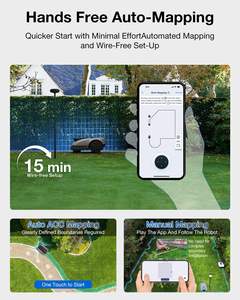 For Ecovacs GOAT O600 RTK <b>Robot</b> Lawn Mower 600m² Wire-free Setup Multi-fusion RTK Navigation AIVI AI Obstacle Avoidance - Product Image 5