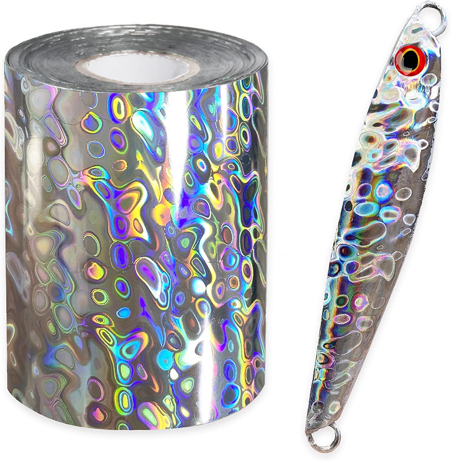 Amoeba Hot Stamping Foil for DIY Fishing Lure Fish Scales