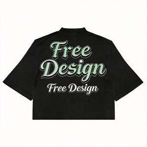 Streetwear unisexe T-Shirt pour femmes Regular Fit Heavyweight Custom Logo Print T-Shirt Pour Femmes - Product Image 3