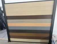 Panneaux de clôture en composite WPC co-extrudé SINKO, vente en gros d'usine, pour extérieur et jardin, emballage et couleurs personnalisables disponibles