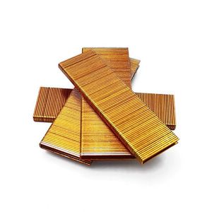 Agrafes en acier galvanisé à couronne étroite de type U, calibre 16 et 18, pour meubles et travaux du bois, clous Brad 1006 9025 pour la construction, agrafes en U - Product Image 2