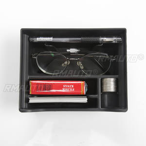 Boîte de rangement pour accoudoir central de voiture, pour Tesla Model 3 Y 2021, organisateur floqué pour console centrale, conteneurs, accessoires de voiture - Product Image 6