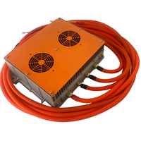 Chargeur de batterie embarqué pour véhicule électrique 6600W Niveau 2, sortie 48V/72V, refroidissement par air, étanche IP67, température de fonctionnement -35~+85°C pour voiturette de golf