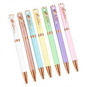 Metal <b>Pens</b> Daily Work Ballpoint <b>Pen</b> Flower Decoration Office Gifts - Product Image 1