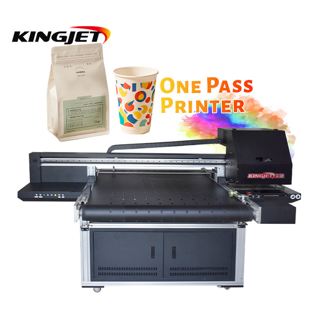 Factory Single Pass Digital Printer One Pass Digital Inkjet Printer for Non Woven Bags Pizza Carton Box Handheld Printer