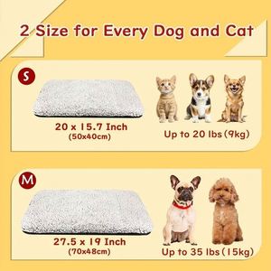 Almohadilla Térmica para Mascotas y Cama para Perros de Felpa con Base de Goma Sólida y Funda Extraíble para Animales Pequeños - Product Image 4