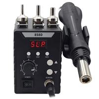 Pistolet à air chaud numérique JRXC avec écran pour réparation de téléphones portables, BGA, cartes de circuits imprimés, fer à souder 100-500°C, garantie 3 ans, 220V