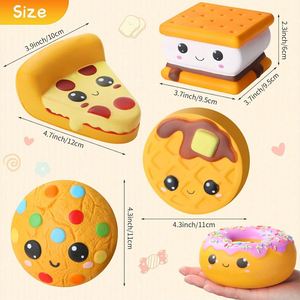 Juguete de Espuma de PU de Subida Lenta con Temática de Comida (Pastel, Pan, Smore, Pizza, Galleta, Donut) Unisex para Niños de 5 a 7 Años - Product Image 3