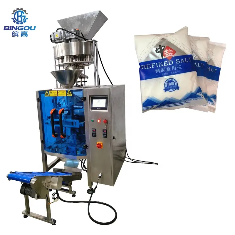 2023 Best Sold Plastic Bag Film Roll Packing Machine for Rice Sugar Salt Packing Machine Small Packing Machine up to 1 kg